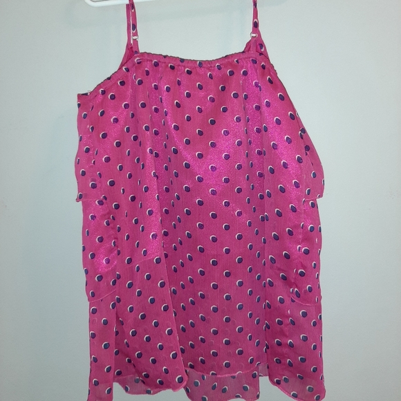 Childrens Place Polka Dot Cami Tiered Top Girls 14 - Picture 5 of 5